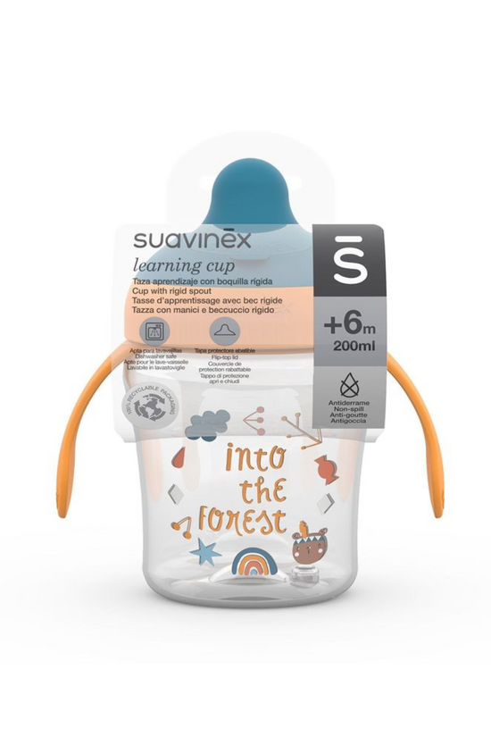 TAZA APRENDIZAJE FOREST AMARILLO 200 ML- SUAVINEX