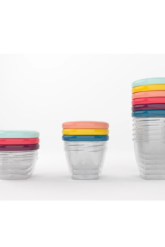 SET DE 9 ENVASES BABYBOWLS Y 3 CUCHARAS BABY MOOV