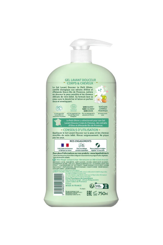 Gel De Baño Cuerpo Y Cabello Le Petit Oliver 750ml
