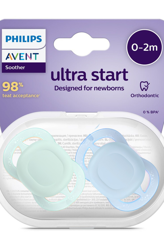 Chupete Philips Avent Soother Ultra Start 0-2m