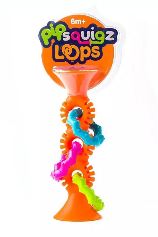 Mordedor y Sonajero PipSquigz loops Fat Brain Toys