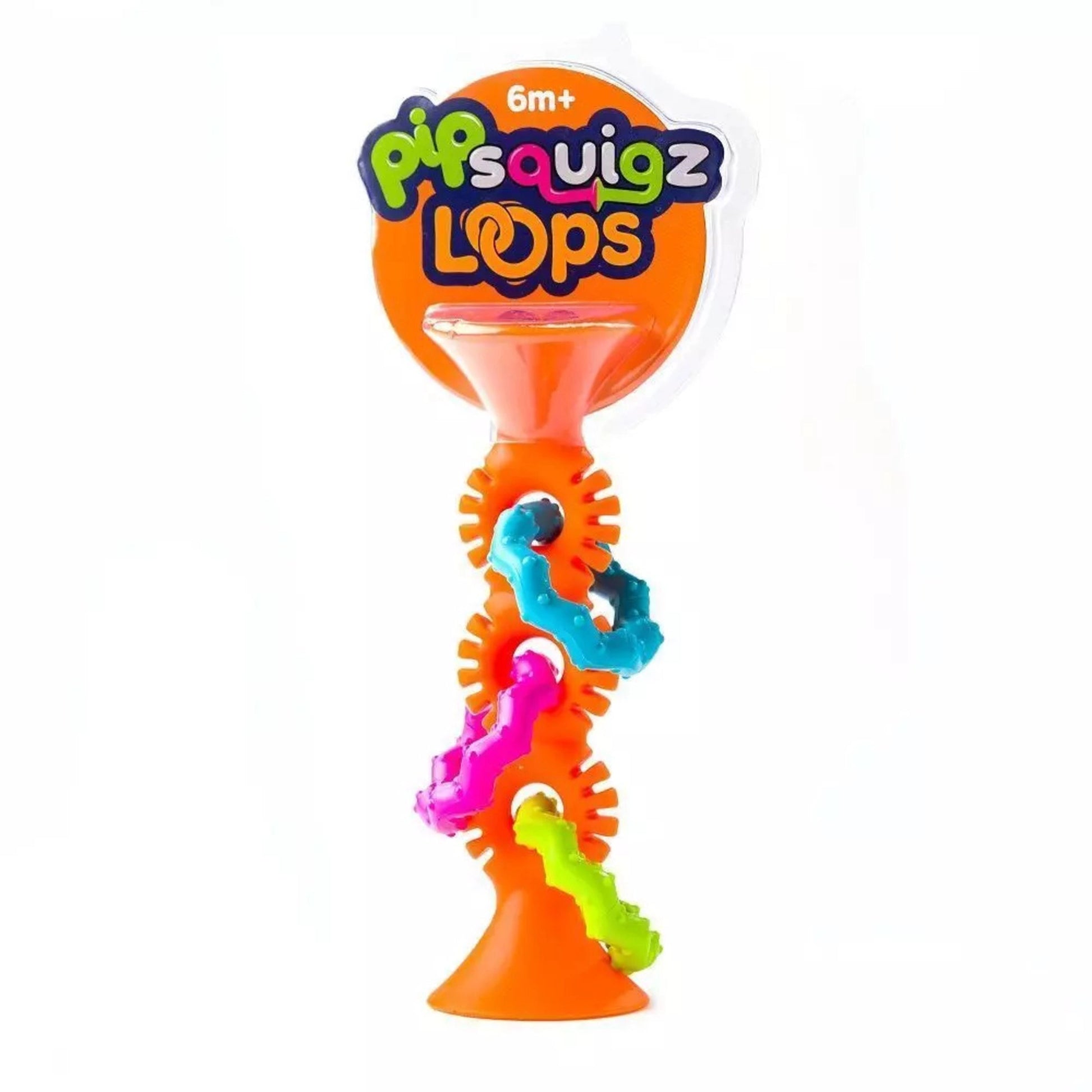 Mordedor y Sonajero PipSquigz loops Fat Brain Toys