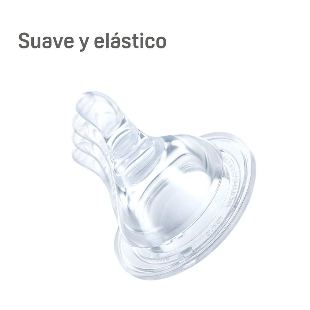 Repuesto Tetina Pigeon Flexible x2 Unidades (Boca Standard)