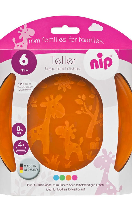 Pack de Platos de Aprendizaje NIP Alimentación 4 Piezas