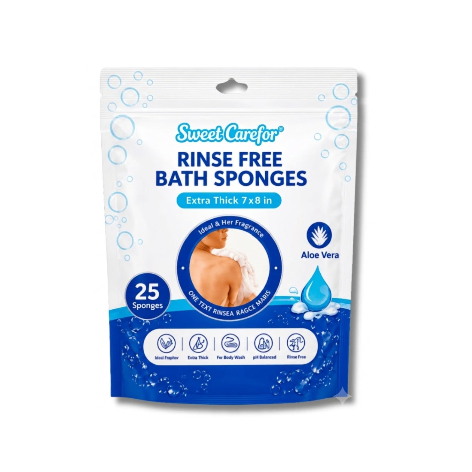 Esponjas Jabonosas Desechable Sweet Carefor 25 U.