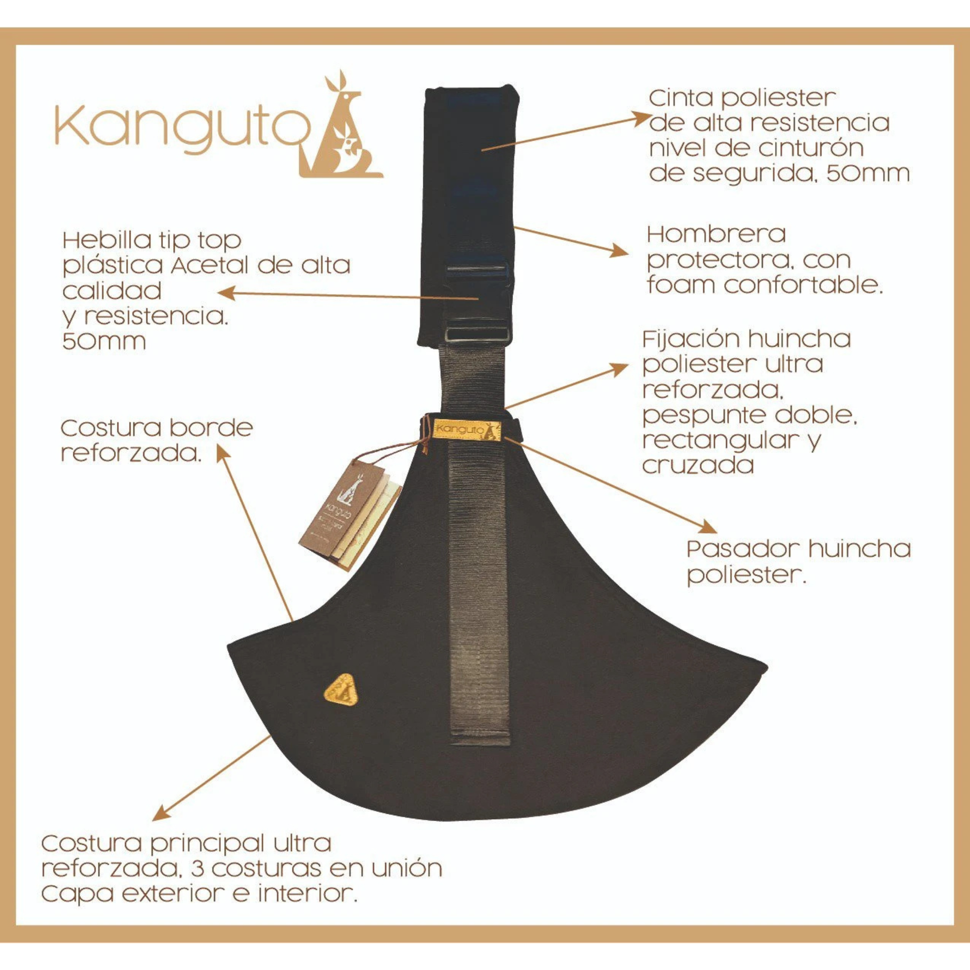 Porta Bebé Kanguto Estela II