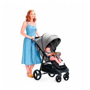 COCHE DE PASEO GRANDE PLUS GRIS KINDERKRAFT