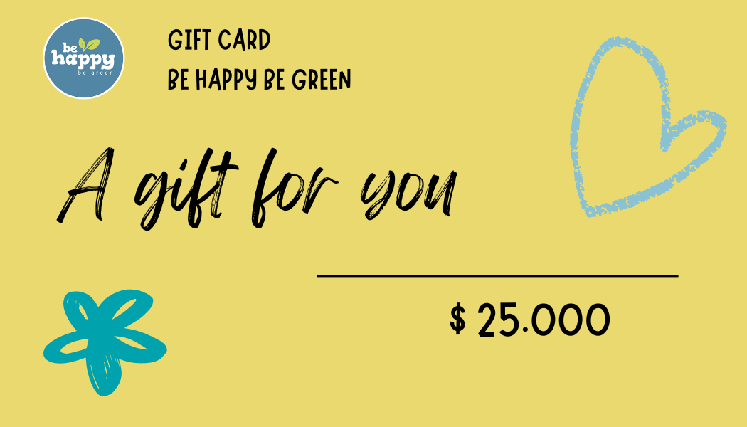 TARJETA DE REGALO GIFT CARD   $25.000 - BE HAPPY