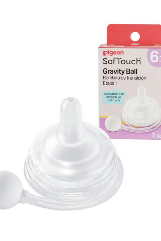 Tetina con Bombilla de Transición Gravity Ball SofTouch