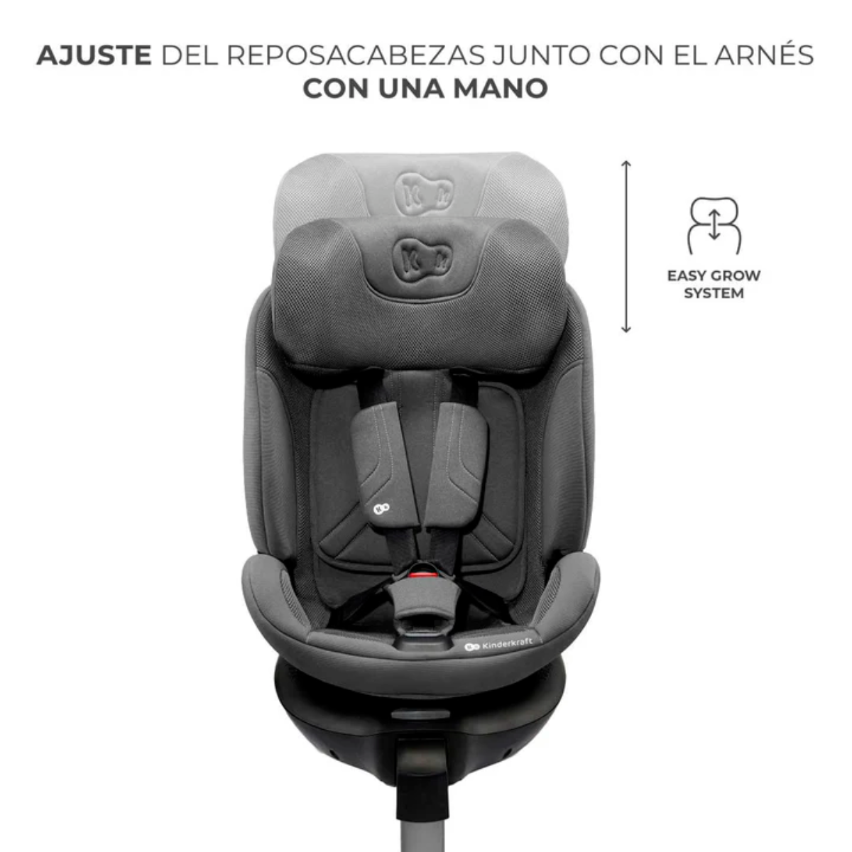 SILLA DE AUTO CONVERTIBLE XRIDER  XRIDER 2 i-SIZE GREY  -  KINDERKRFT
