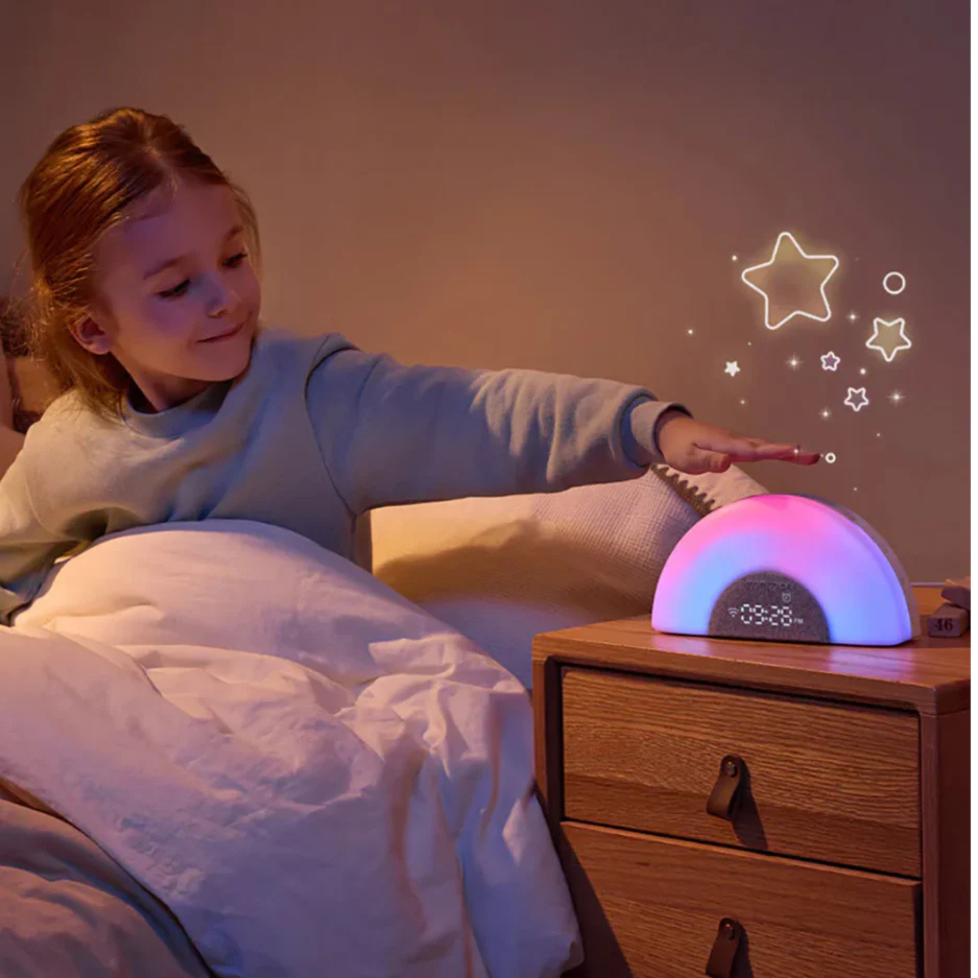 Máquina de Ruido Blanco Momcozy Arcoíris