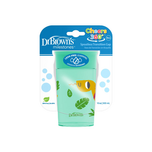 VASO 360° SIN ASAS 300ml 9M VERDE - DR. BROWN'S