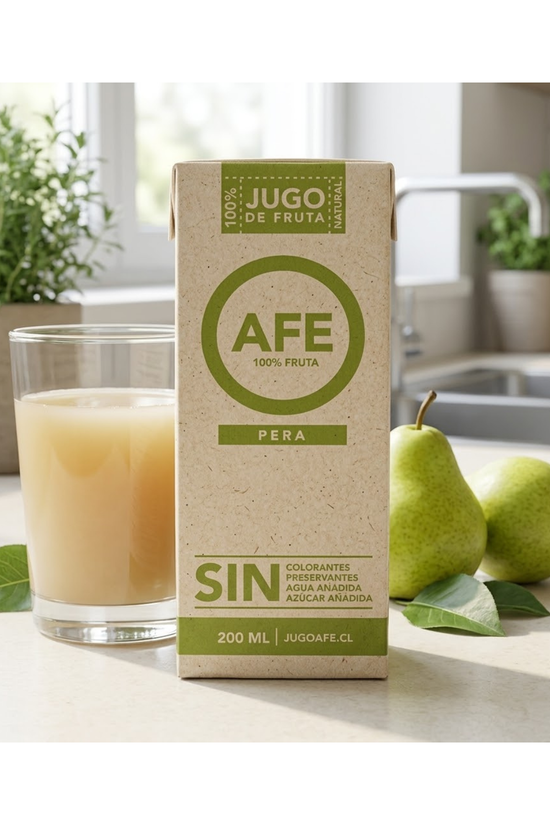Jugo De Pera AFE 200 ML.