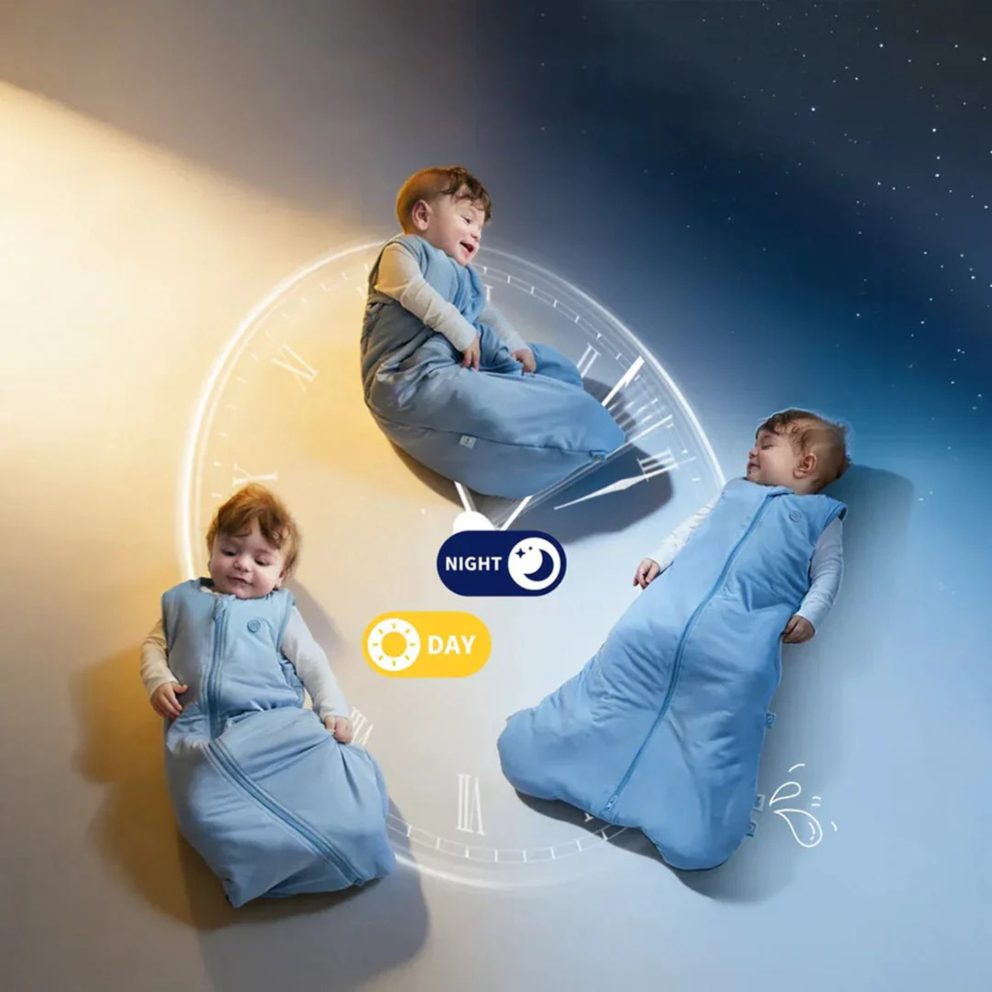 Saco de Dormir TOG Momcozy Azul Talla M