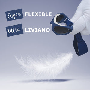 LENTES INFANTILES BABY SURFER  0 A 18 MESES AZUL MARINO MAUSITO