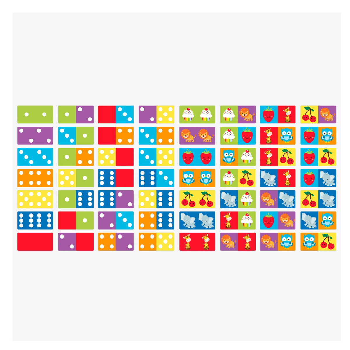 JUEGO DE DOMINO DOBLE CARA  MOXY