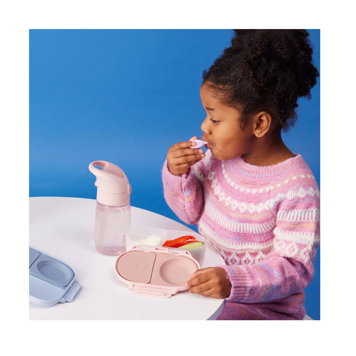 BOTELLA DE AGUA PARA NIÑOS JUNIOR  BLUSH CRUSH 380 mL  - B.BOX