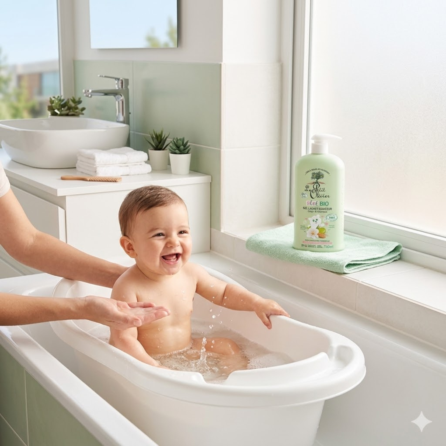 Gel De Baño Cuerpo Y Cabello Le Petit Oliver 750ml