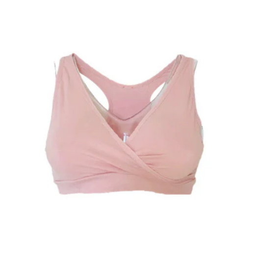 Sostén Maternal para Dormir de Algodón 2Rios Rosa Talla L
