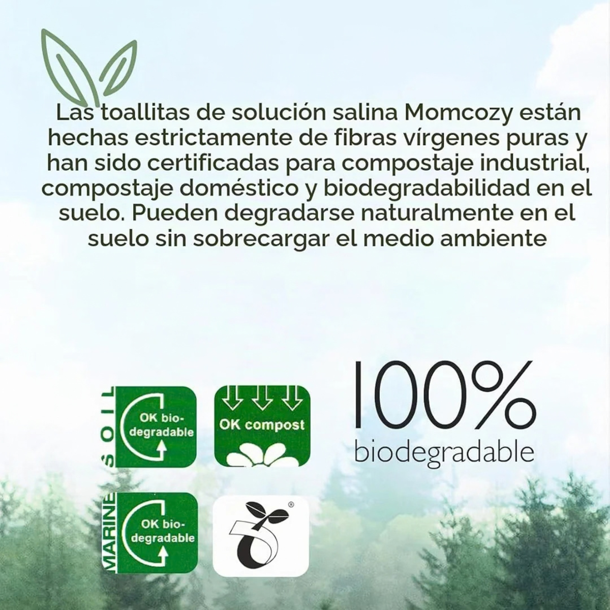 Toallitas Húmedas Salinas Momcozy para Nariz y Cara – 90 Unidades