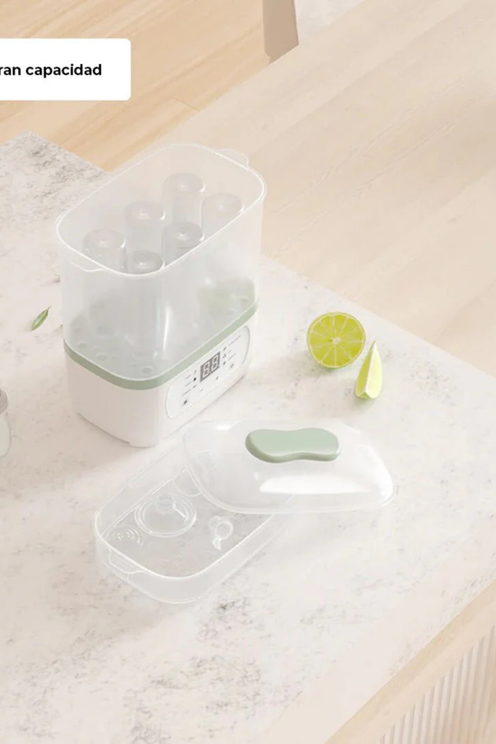 Esterilizador de Mamaderas 8 en 1 Momcozy con Secado y Almacenamiento 24h