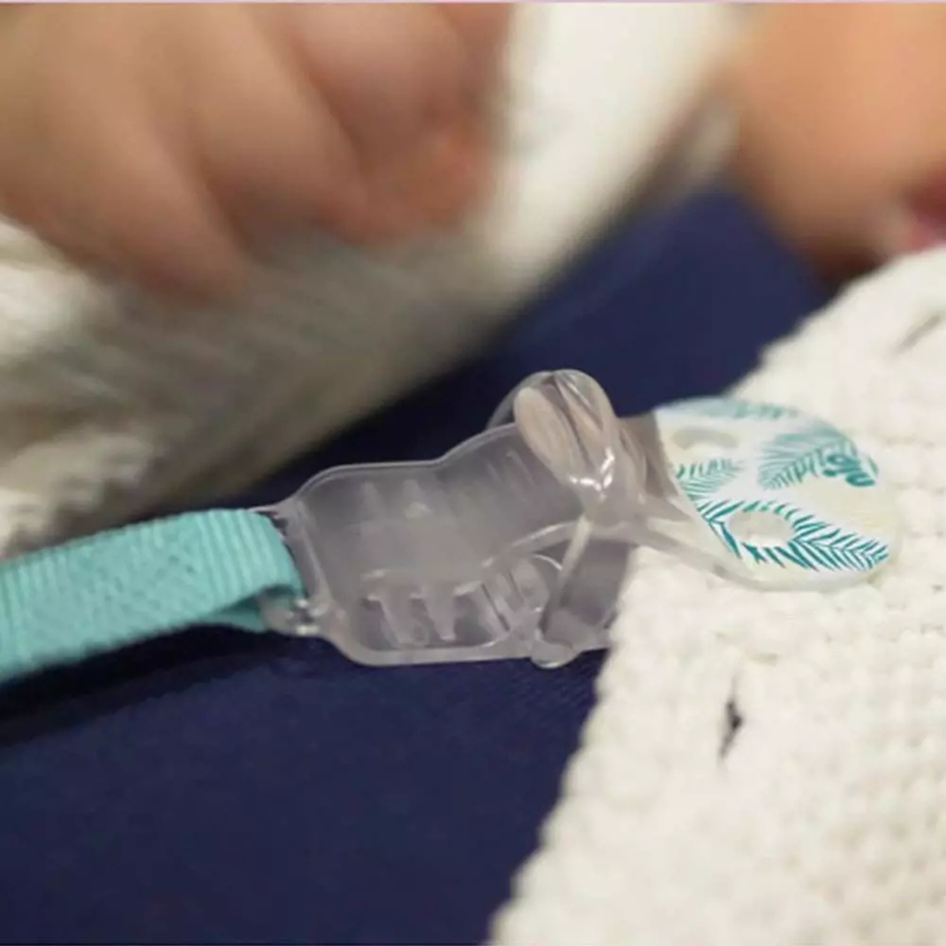 Porta Chupete de Tela +0 Meses Nip