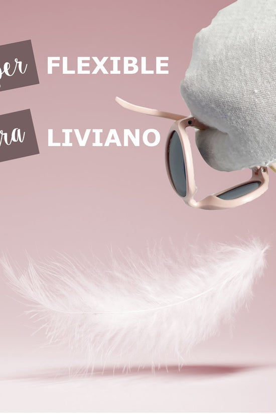 LENTES DE SOL PARA BEBÉS THE HIPPIE  6 A 24 MESES ROSA - MAUSITO