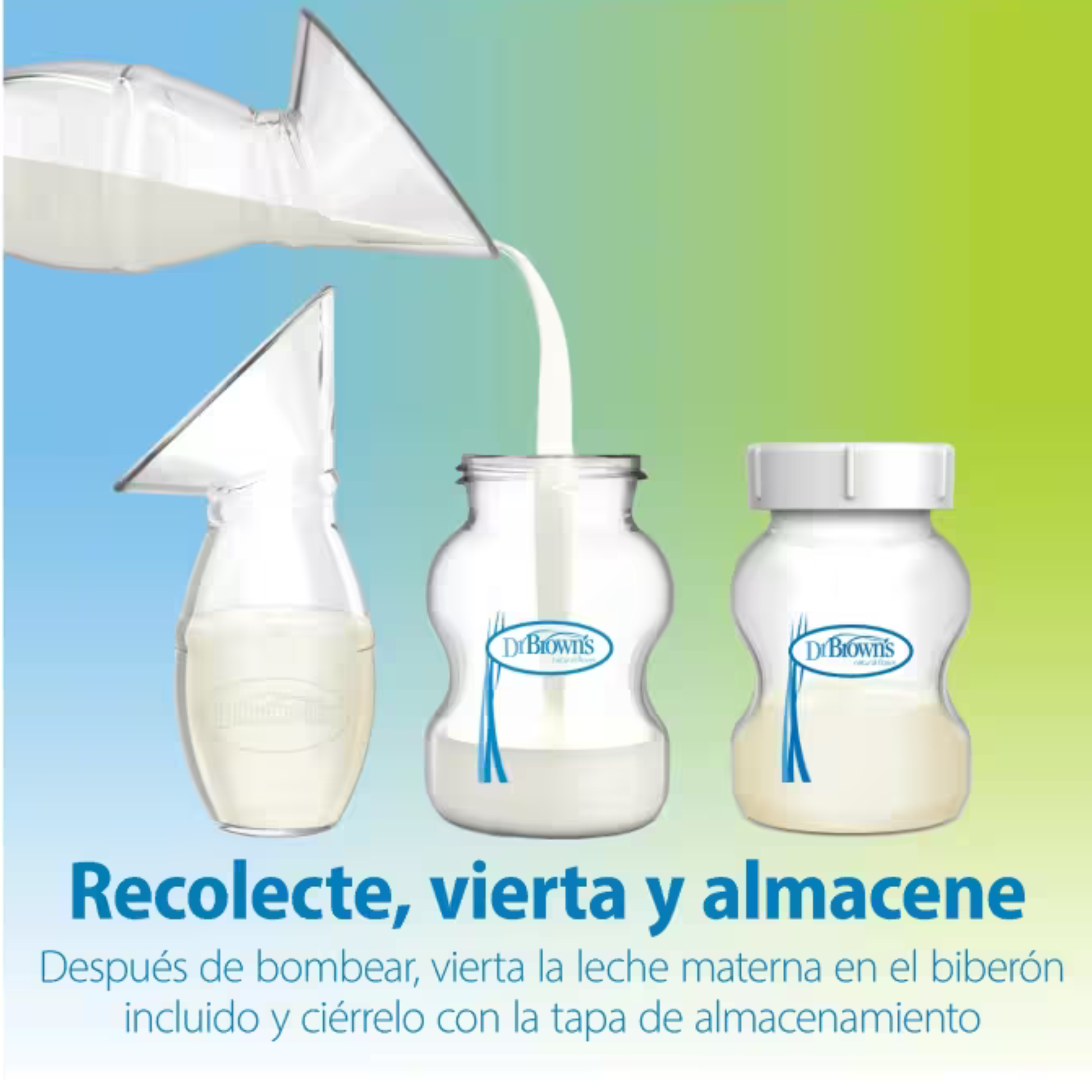 Kit Extractor + Mamadera Anticólico 150ml + Bolso Dr. Brown's
