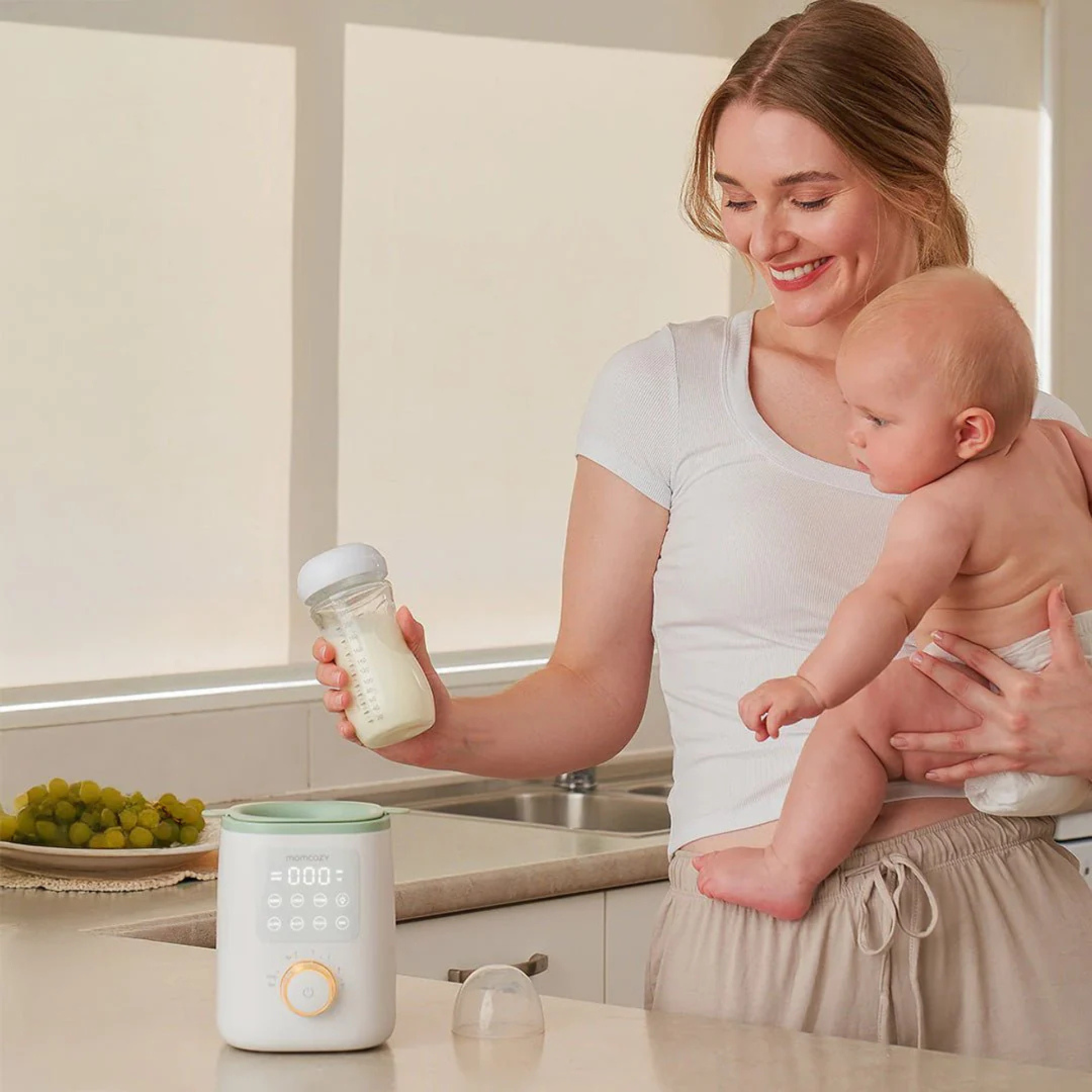 Calentador de Mamaderas Nutrismart Momcozy