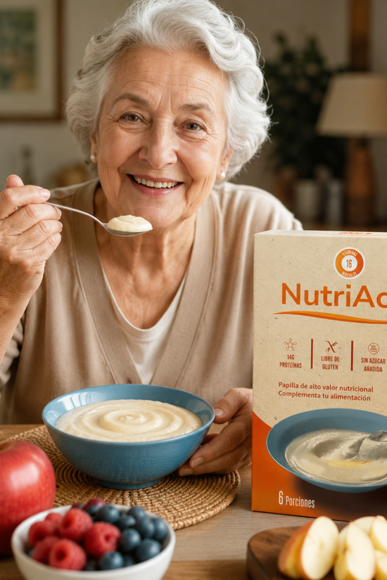 Papilla para Adulto Mayor Nutriactiv Senior 300 g Sabor Plátano