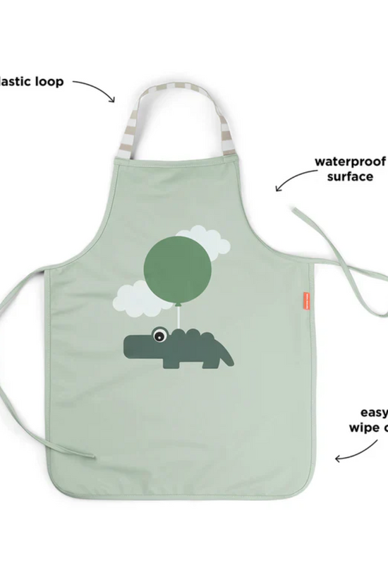 DELANTAL IMPERMEABLE  HAPPY CLOUDS VERDE - DONE BY DEER