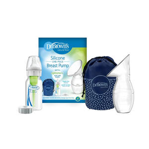 EXTRACTOR  DE LECHE MANUAL 1 PIEZA C/ ESTÁNDAR 120ml (c/bolso) - Dr. BROWNS