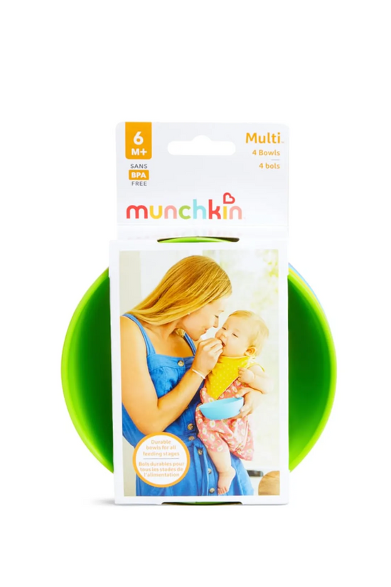 PACK 4 BOWLS LOVE  MULTICOLOR  MUNCHKIN
