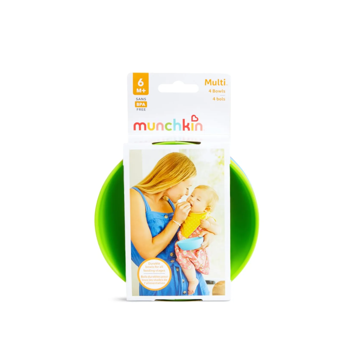 PACK 4 BOWLS LOVE  MULTICOLOR   MUNCHKIN