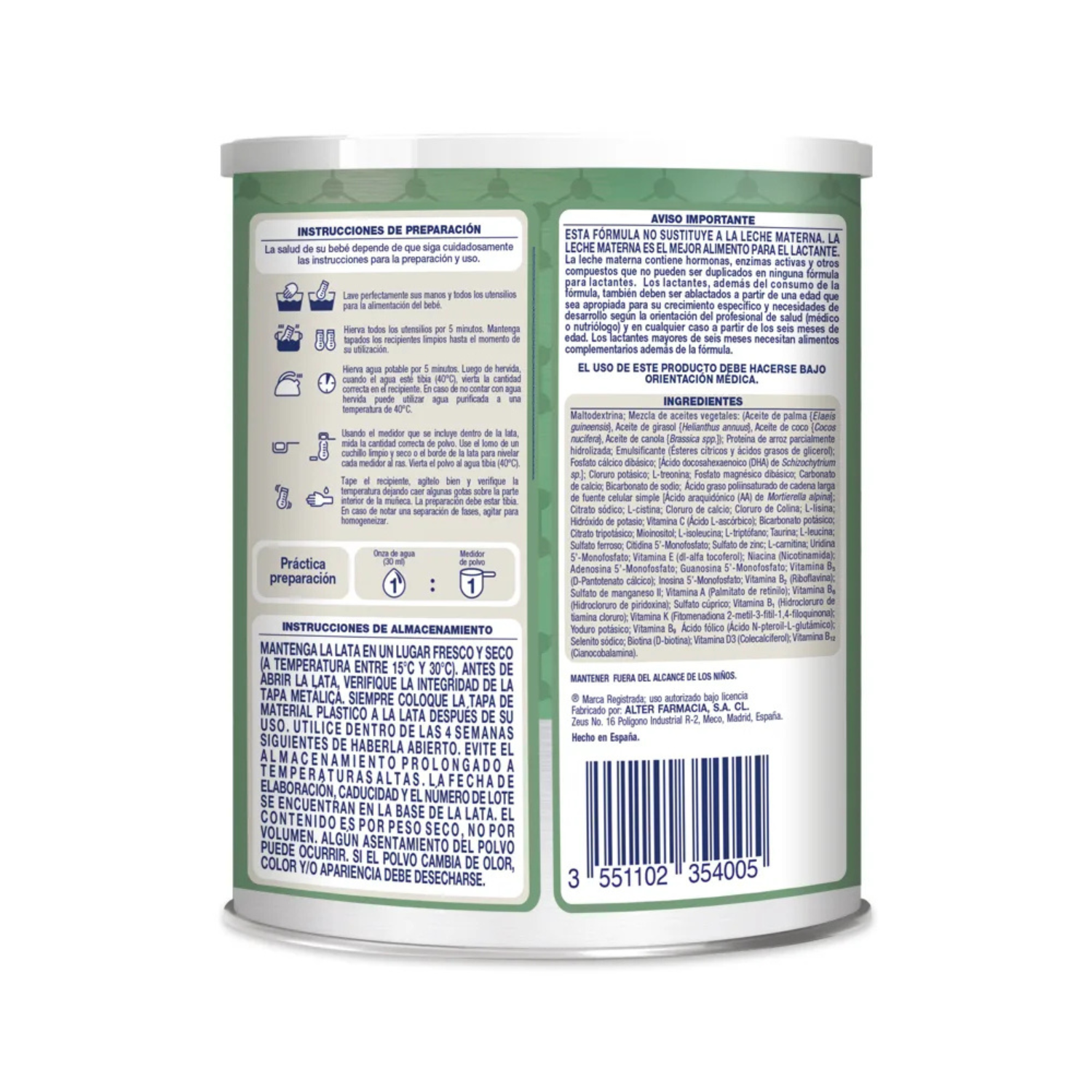 Leche De Arroz Alula Premium 400 gr