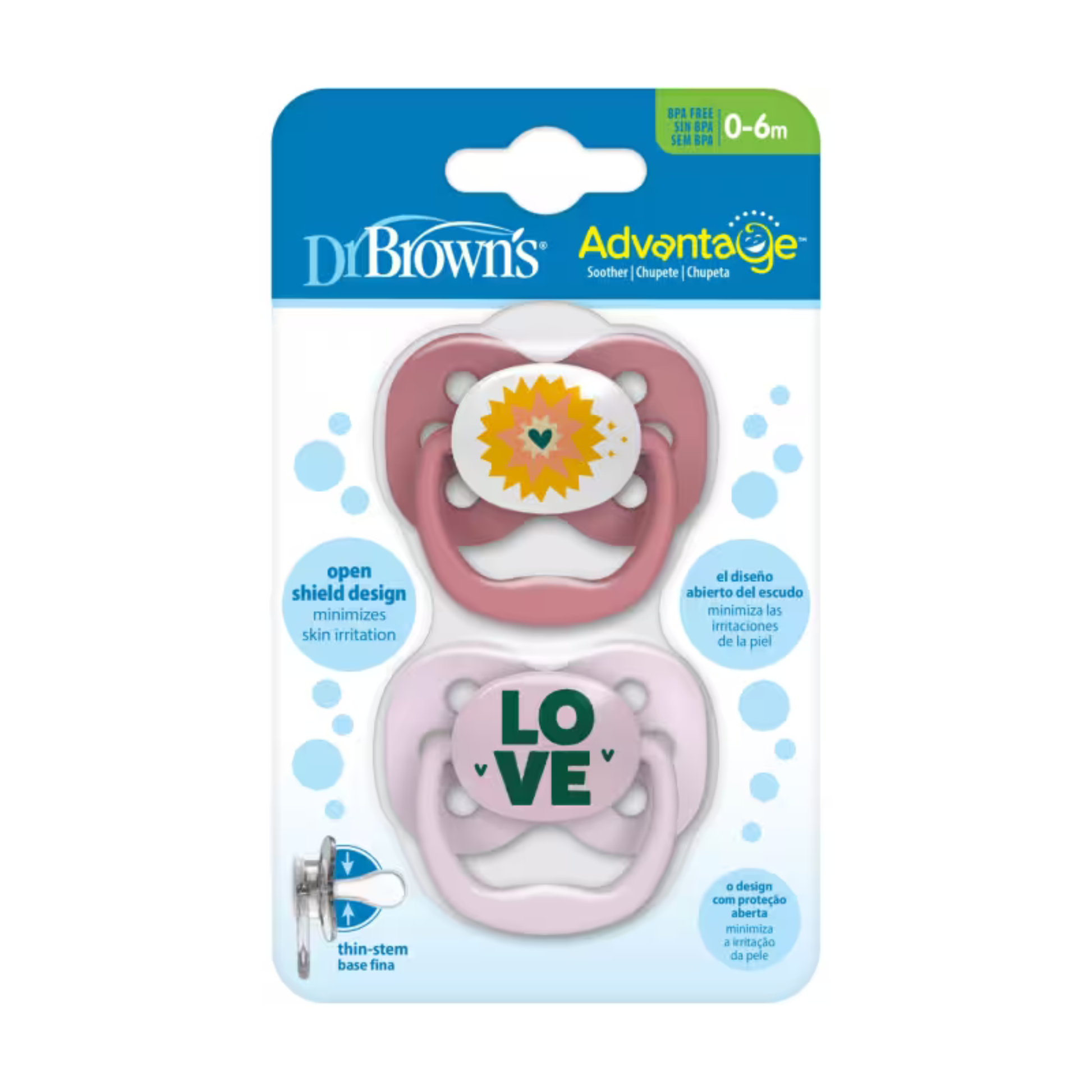 Chupete De Silicona Advantage Dr. Brown's 0-6m