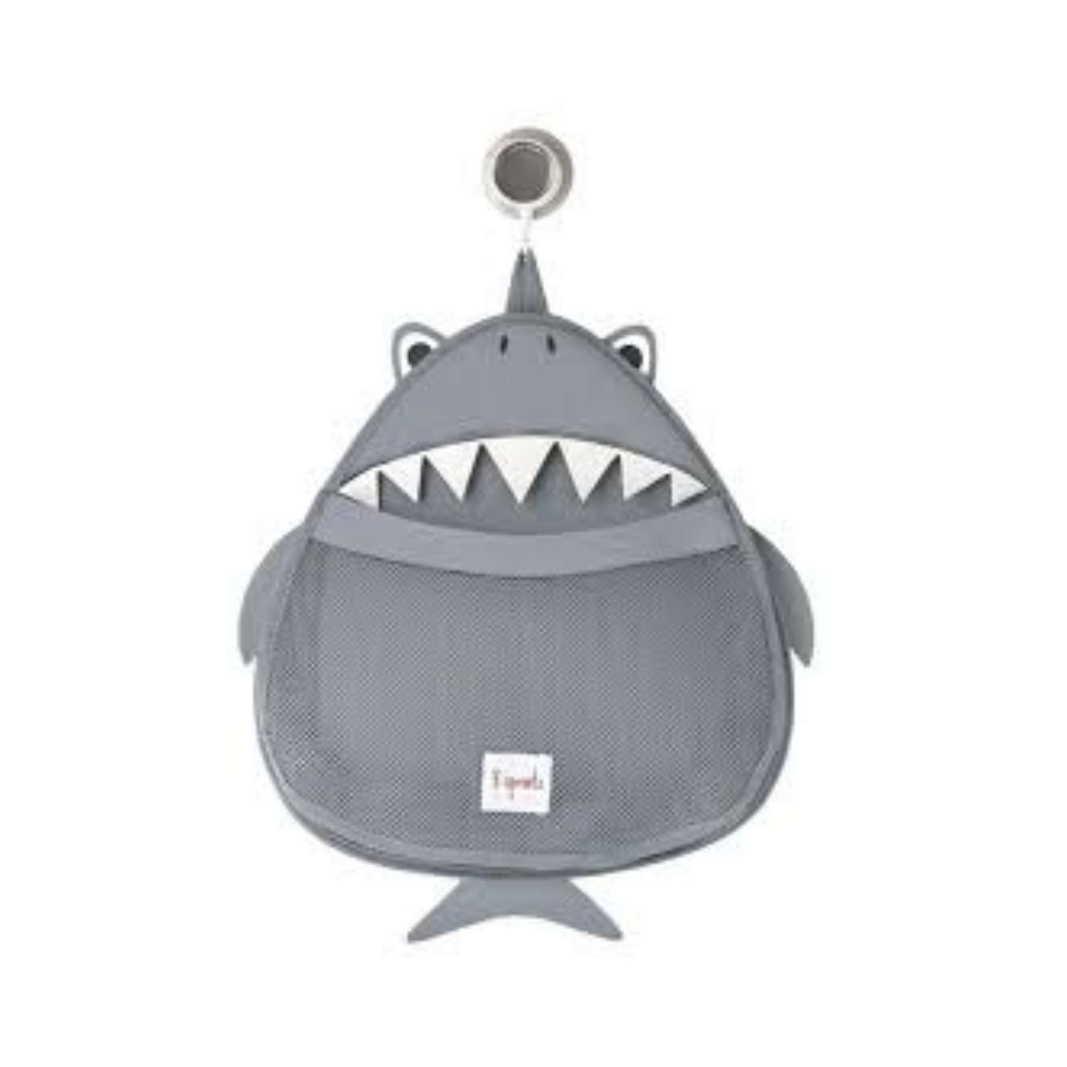 Organizador De Baño De Bebés y Niños 3 Sprouts Ballena Gris