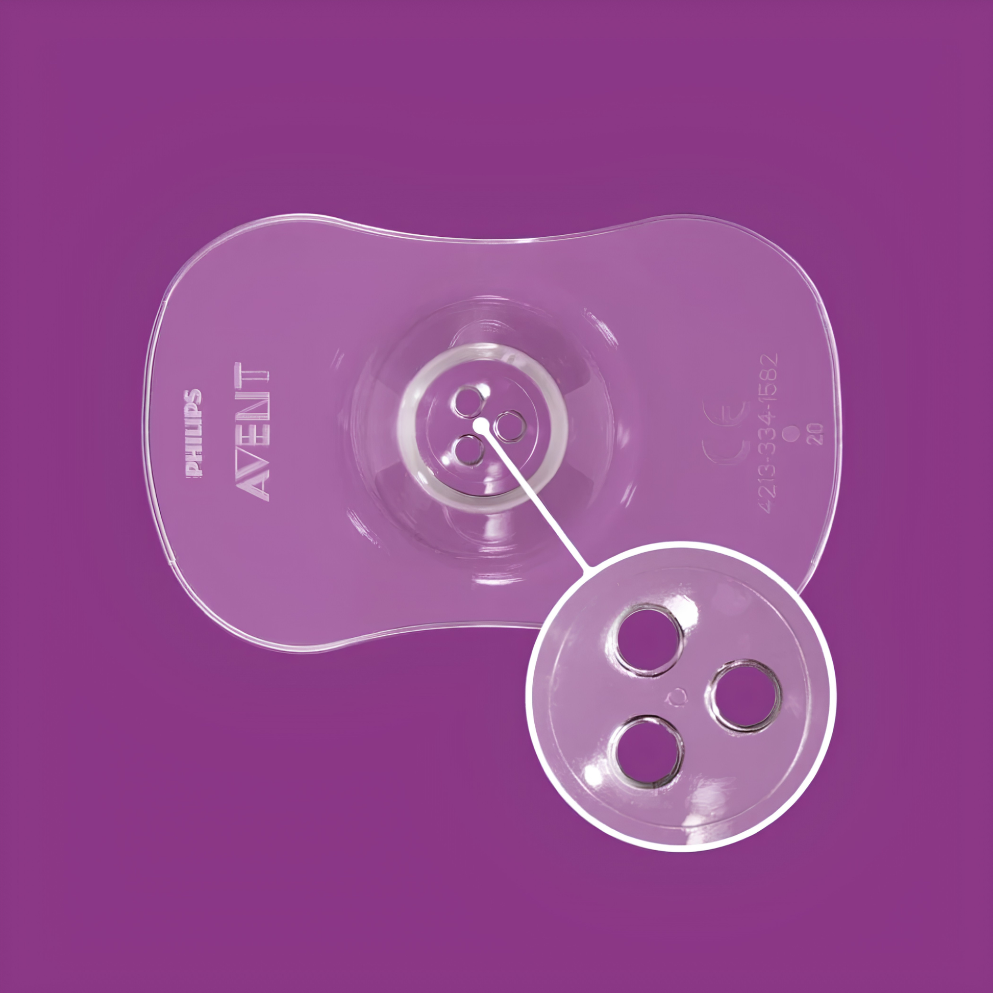 Protector de pezón de silicona ultradelgado Philips Avent