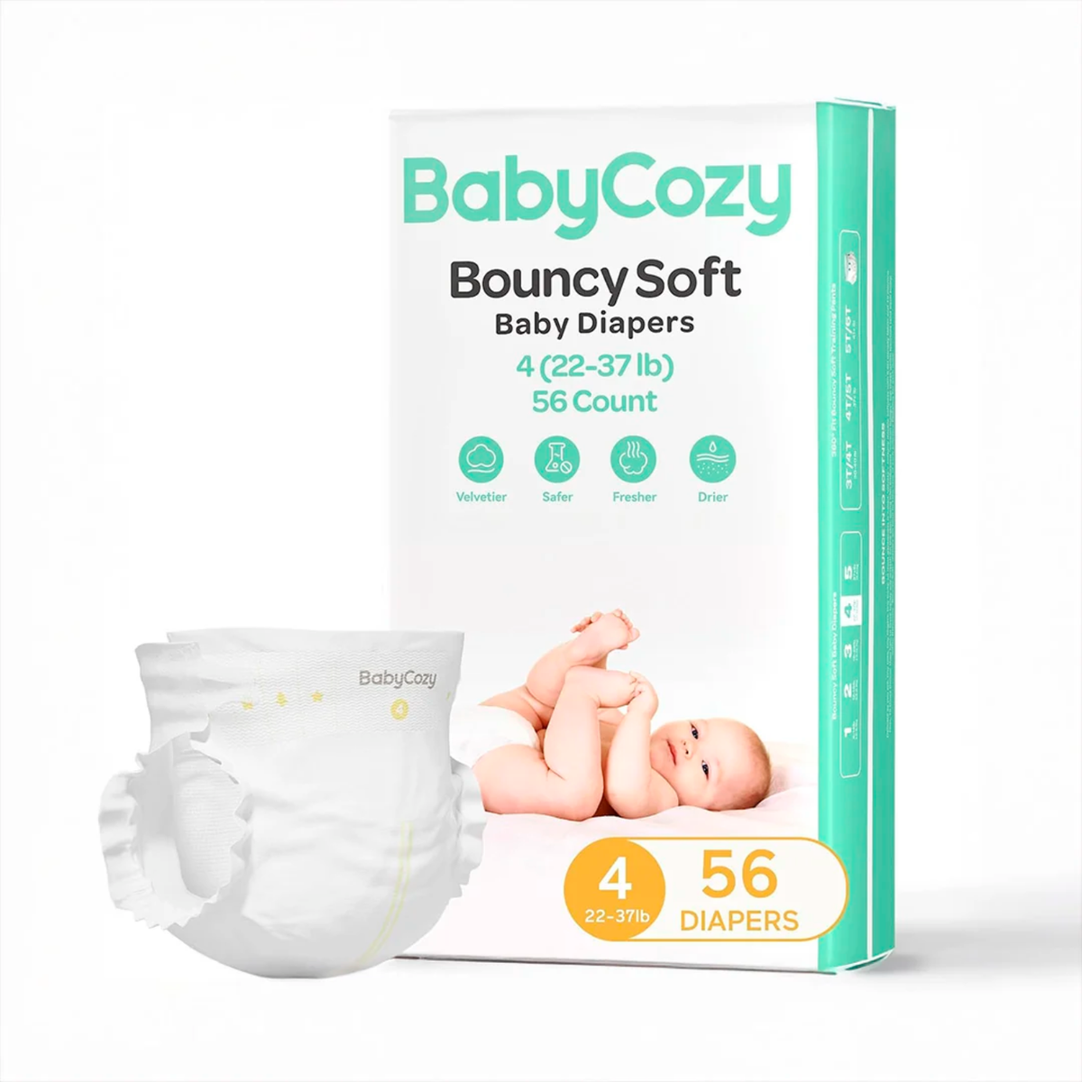Pañales Desechables Baby Cozy Hipoalergénicos