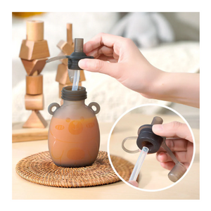 POUCH DE SILICONA HAPPII BEAR 1 U 170 ml   HAAKAA