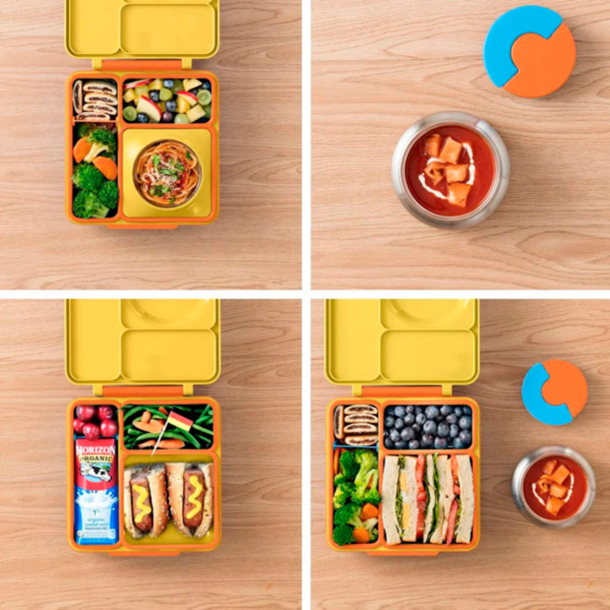 LONCHERA PARA ALMUERZO AMARILLO OMIEBOX