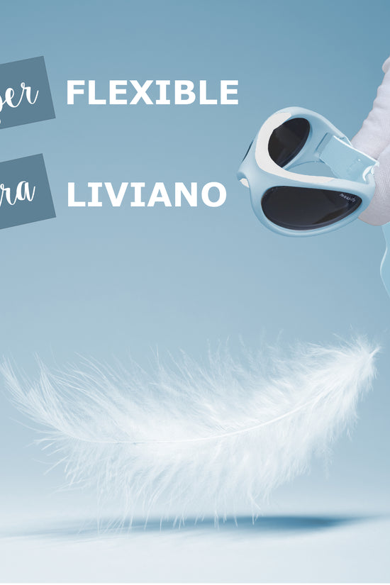 LENTES DE SOL PARA BEBÉS BABY SURFER  0 A 18 MESES CELESTE - MAUSITO