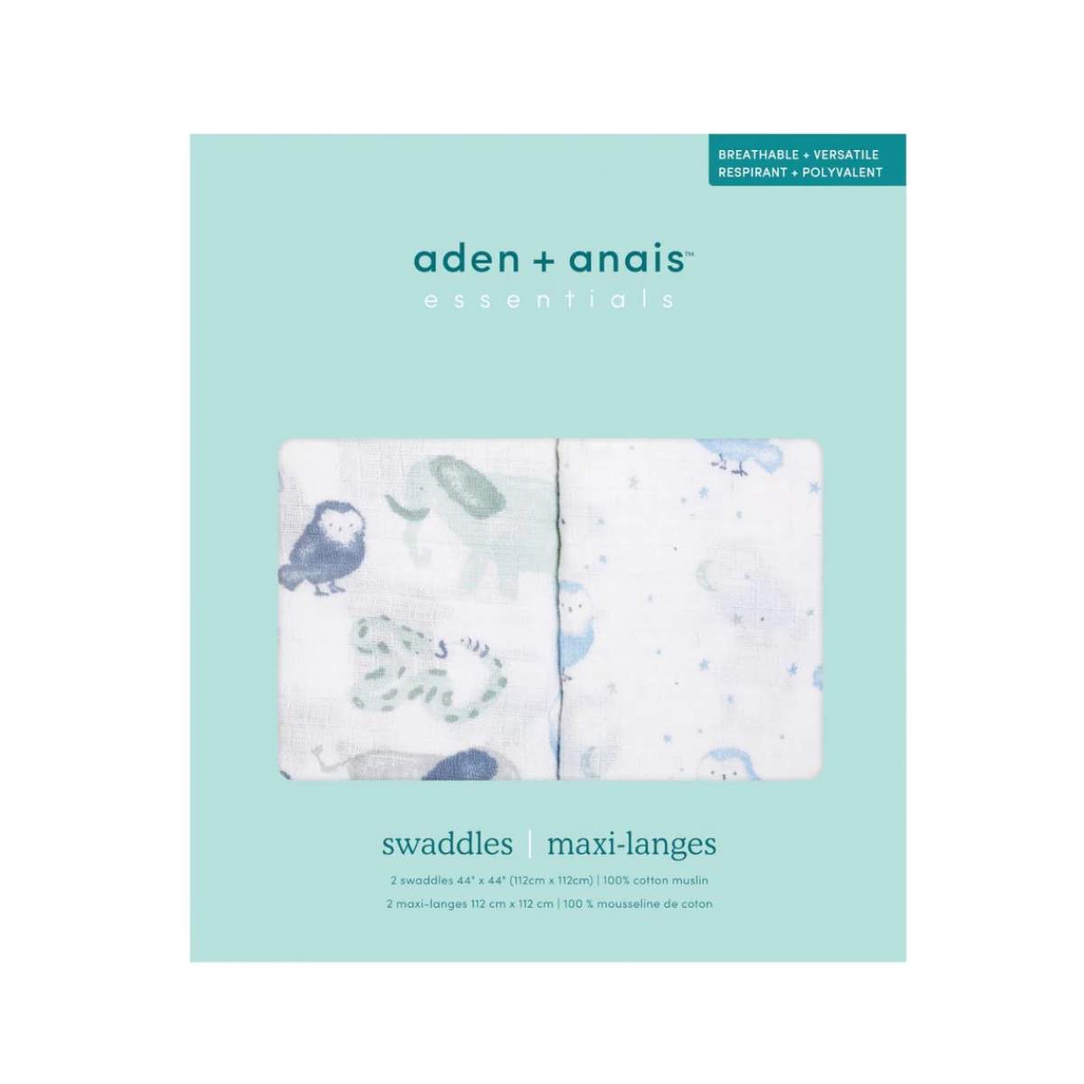 PACK 2 SWADDLE TIME TO DREAM  ADEN & ANAIS
