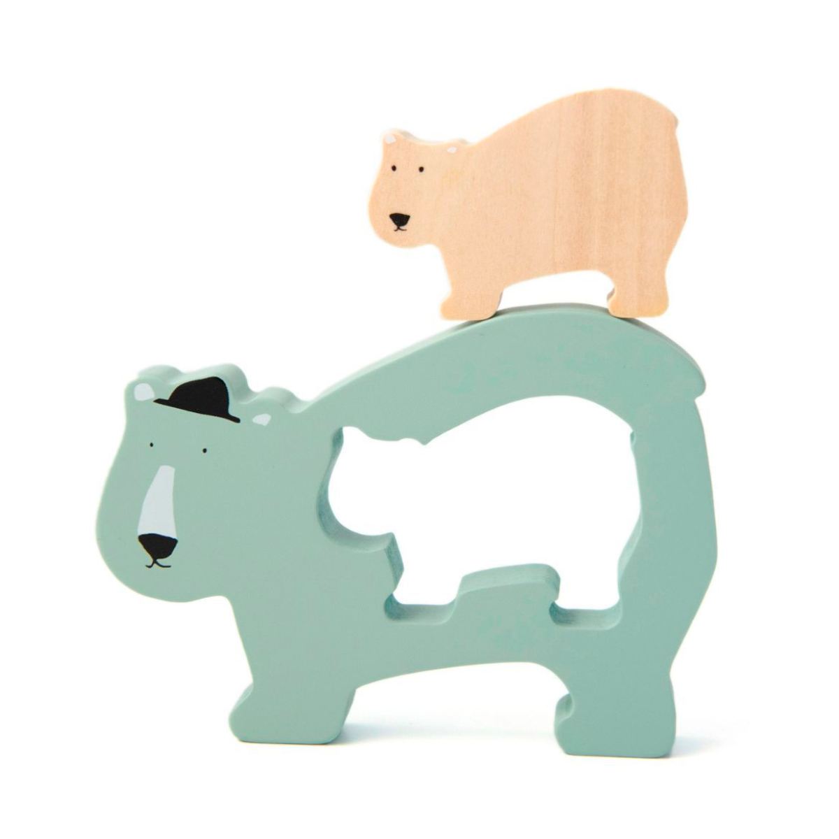 PUZZLE BEBÉS DE MADERA BEAR  TRIXIE