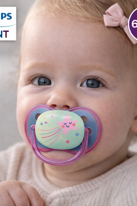 Chupete Philips Avent Ultra Air Night Orthodontic 6–18 Meses