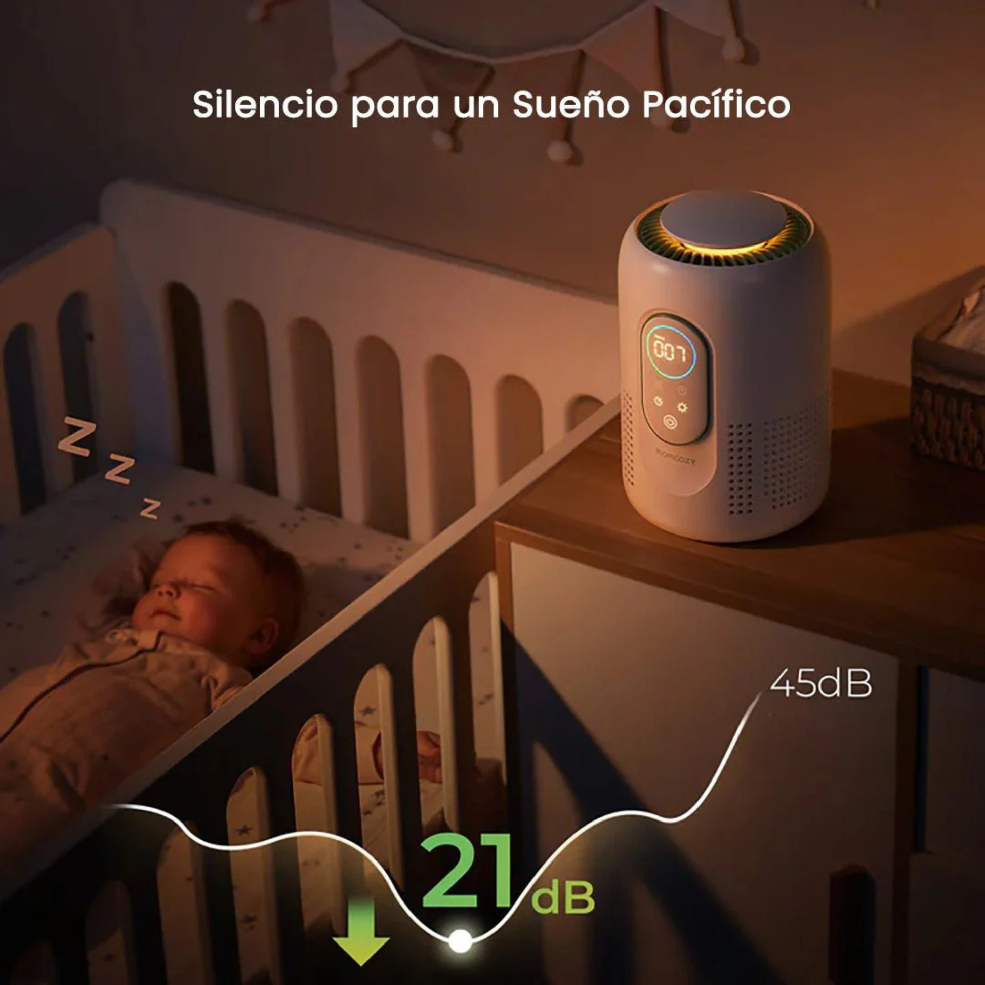 Purificador de Aire Digital CozyBreath AP01 Momcozy