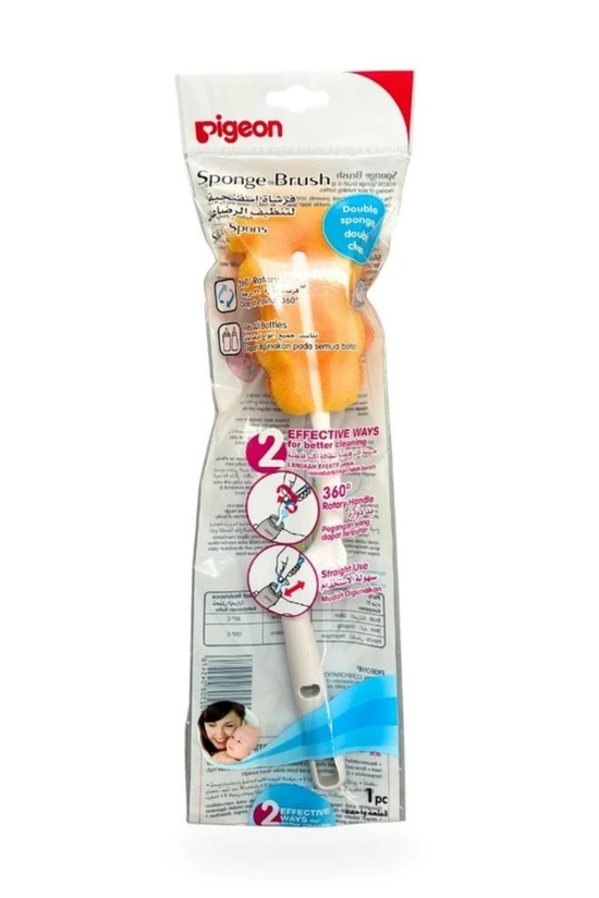 Cepillo Giratorio con Esponja para Mamaderas Pigeon