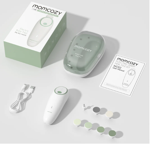 LIMA DE UÑAS ELECTRICO PARA BEBÉS MOMCOZY
