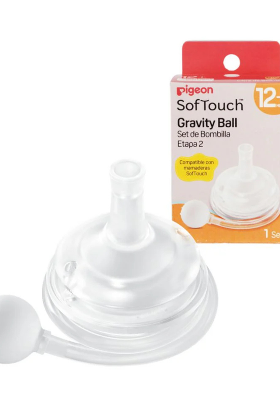 Tetina con Bombilla de Transición Gravity Ball SofTouch