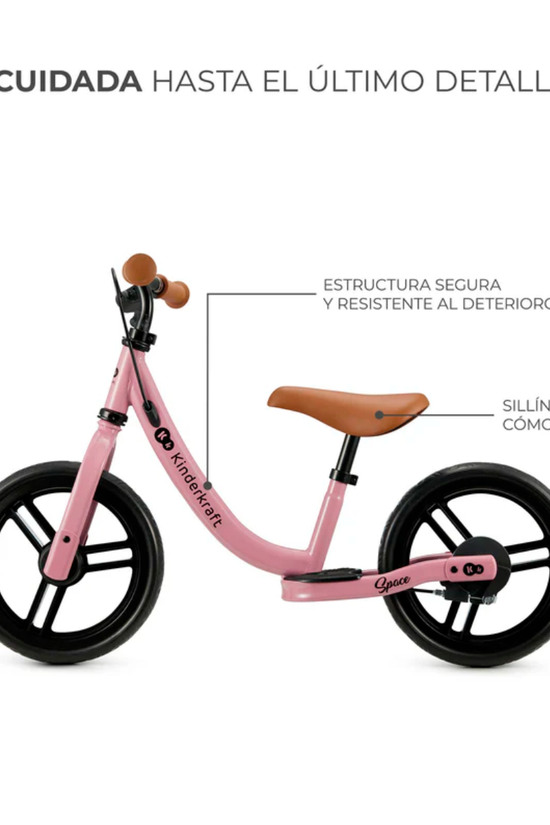 Bicicleta de Balance Kinderkraft SPACE Pink